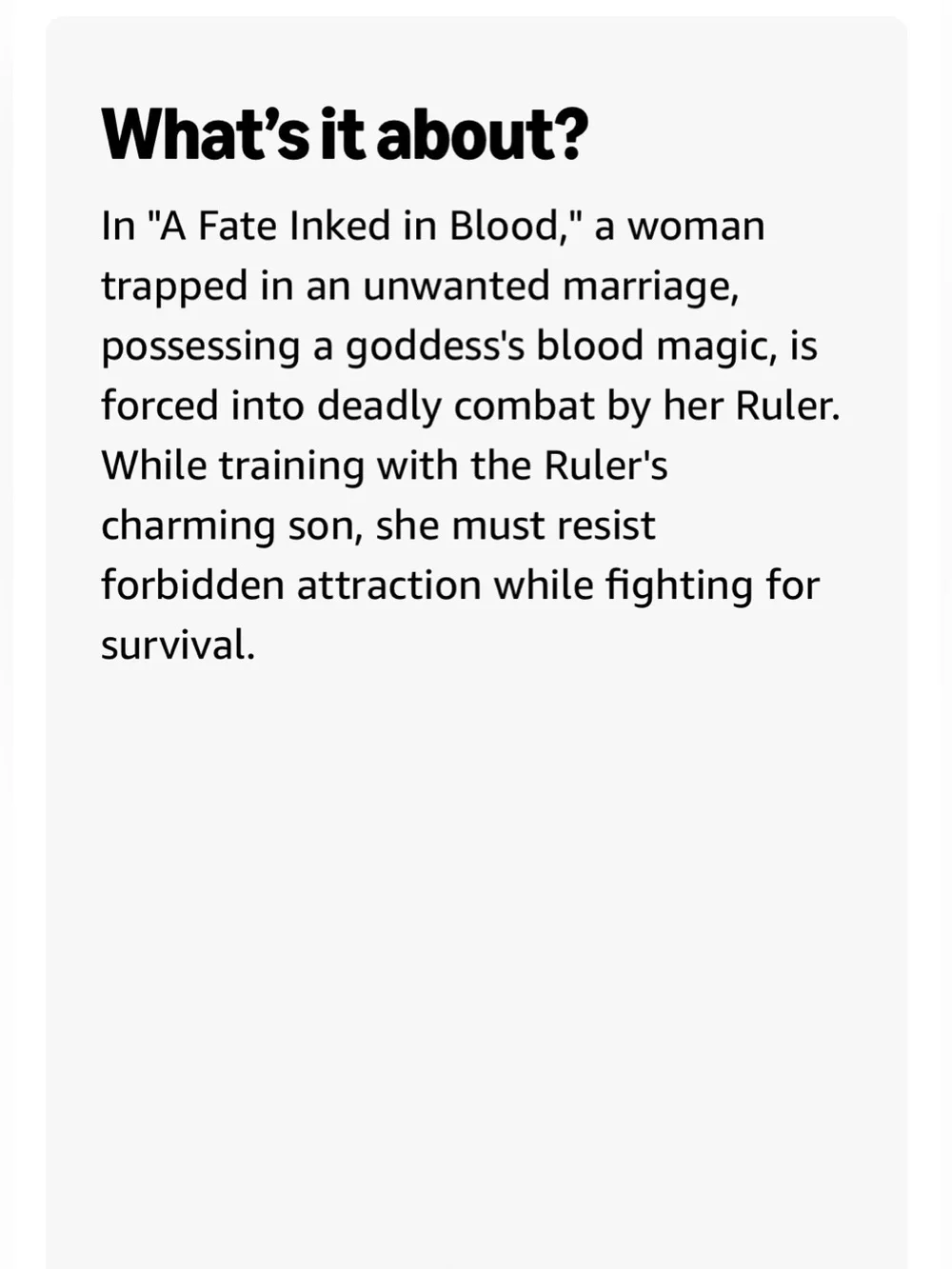 A Fate Inked in Blood — Illustrated Fantasy Hardcover